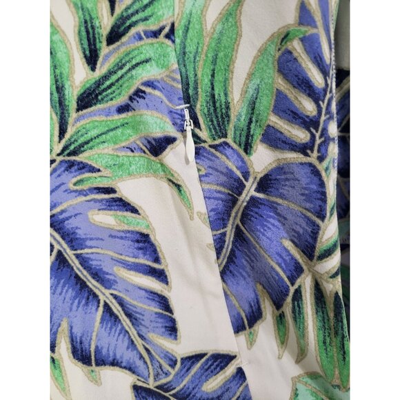 Tommy Bahama Small Island Zone Cowl Neck Pullover Blue Green NWT UPF Wicking - Picture 4 of 9